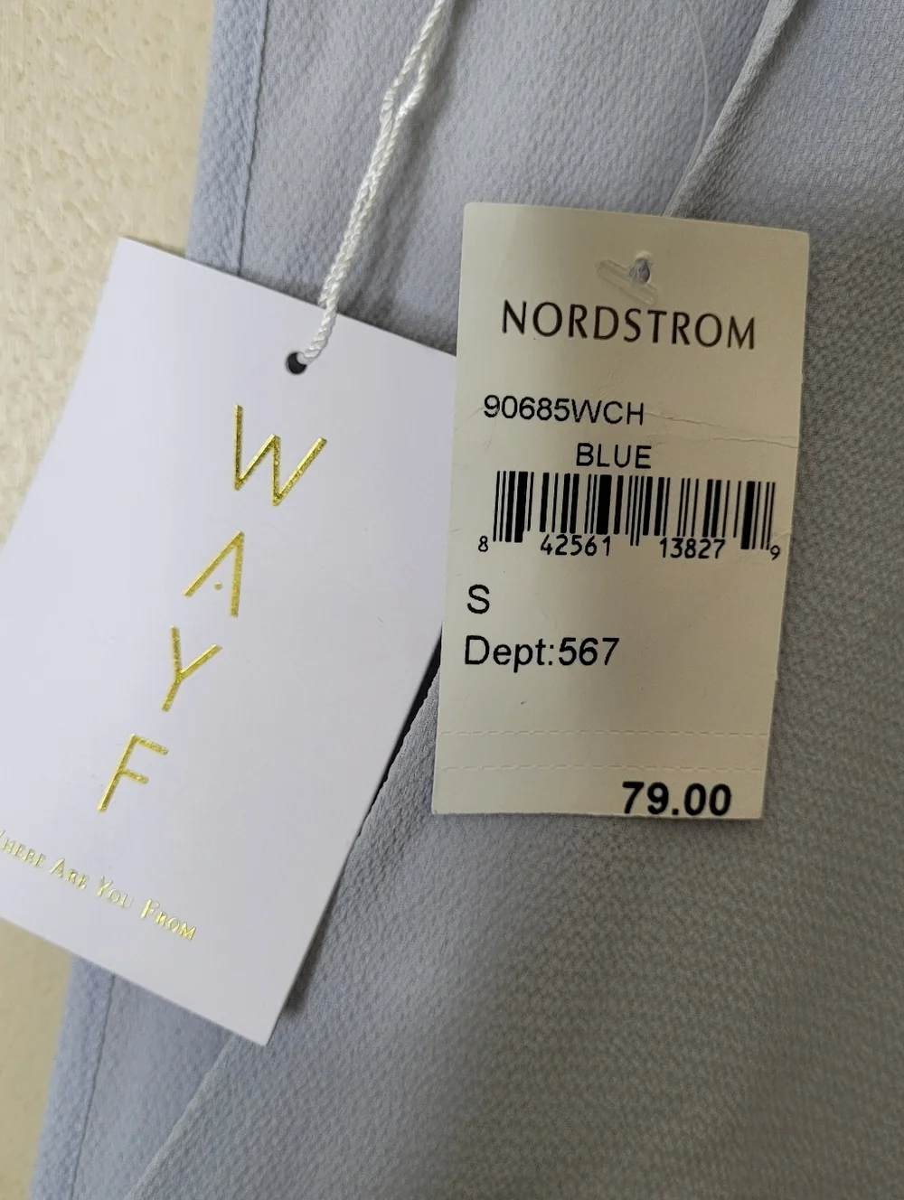 NWT WAYF Chiffon Maxi Dress